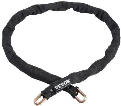 Vevor Bicycle Lock Chain 1.8m Thickness 9.5mm Black Zxclsaqlt95mudfm0v0