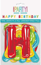 Γιρλάντα Γράμματα Happy Balloon Birthday 274εκ