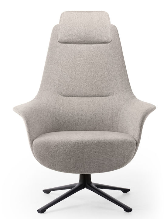 Armchair Visitor in Gray Color 79x85x110cm 1pcs