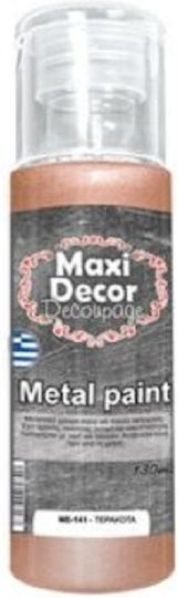 Maxi Decor Metallic Decoupage 130ml Me 141 Terrakotta