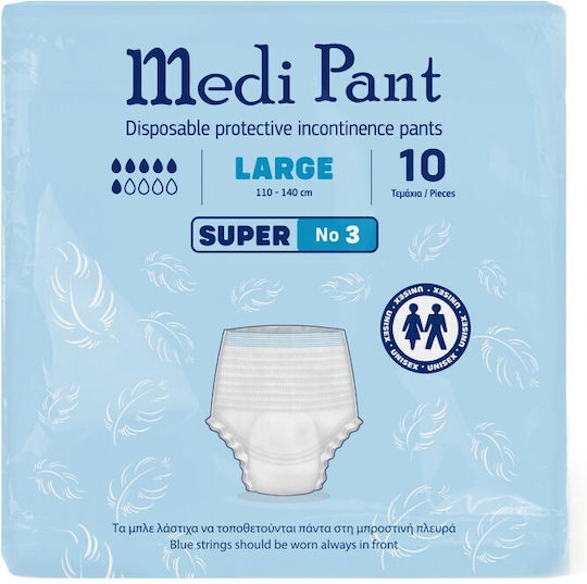 Mediform Incontinence Diapers Large 10pcs