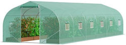 Seră tunel Vevor 29.53x9.84x6.6ft cadru galvanizat acoperire PE verde Sdxws30x10x7fty13v0 Seră tunel Vevor 29.53x9.84x6.6ft cadru galvanizat acoperire PE verde Sdxws30x10x7fty13v0