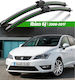 Front Wiper Blade Set 60cm 40cm Seat Ibiza 6j 2008-2012 60cm 40cm 24" + 16" 2 Pieces Carro 245109
