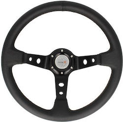 Speedmax Τιμόνι Αυτοκινήτου Δερμάτινο με Διάμετρο 35cm Μαύρο Speedmax Τιμόνι Αυτοκινήτου Δερμάτινο με Διάμετρο 35cm Μαύρο