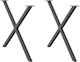 vidaXL Metallic Furniture Leg 2 Pieces Suitable...