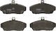 Trw Front Brake Pads Set Land Rover Freelander I 1.8 2.0d 2.5 02.98-10.06 Height 68.6mm Width 129.2mm Thickness 18.0mm