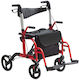 Vevor Foldable Aluminum Red Walker