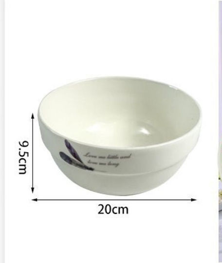 SDS Salatieră Ceramică Albă 1buc