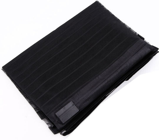 Mosquito Net Door With Velcro With Magnetic Clasp Black 220x150cm