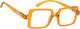 Oramont Reading Glasses +2.00 in Yellow color 1149