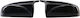Mirror Caps Compatible BMW X5 E70 2007-2014 X6 E71 2008-2014 Glossy Black M-Design Clips Replace Original Caps