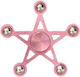 Fidget Spinner Pentagonal Star 4 Minutes Pink Stress Relief Toy