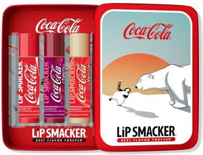 Lip Smacker Балсам за устни Тин Трио – Кока Кола