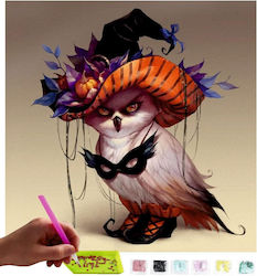 Mishbay 5d Diamond Painting Picture Owl 30x40cm