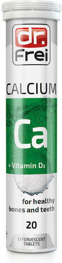 Dr. Frei Calcium Ca 500mg + Vitamin D3 500mg 20 eff. tabs
