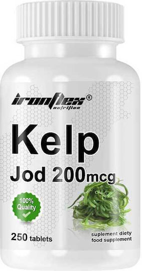 Ironflex Nutrition Kelp Jod 200mg 250 ταμπλέτες