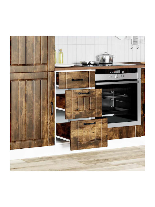 Lucca Подова Кухненска Скрин Smoked Oak 40x46x8...