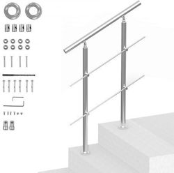 Vevor Handrails 80cm Outdoor Steps 2 Crosses Porch Deck Bxgslzfs80cmsohdtv0