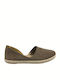Women's Suede Espadrilles Brown