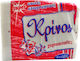 Луксозни хартиени салфетки Krinos 1/4 сгъване 2 слоя 33x33см 400бр Бели