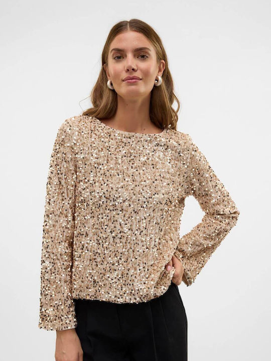 Vero Moda Women's Blouse Gold