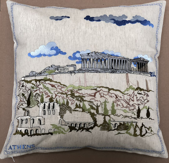 F L Туристически Възглавници В Бял 45x45см