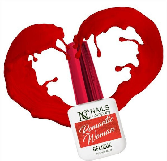 Nc Nails Semipermanent Lac de Unghii Roșu 6ml 1buc
