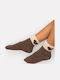 Pro Socks Дамски Чорапи Brown 1Пакет