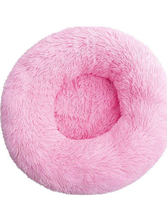 Glee Poof Dog Bed Pink 50x50cm