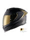 Nexx Y.100R Subsonic Black / Gold Κράνος Μηχανής Full Face DOT / ECE 22.06 1575gr με Pinlock και Sunvisor