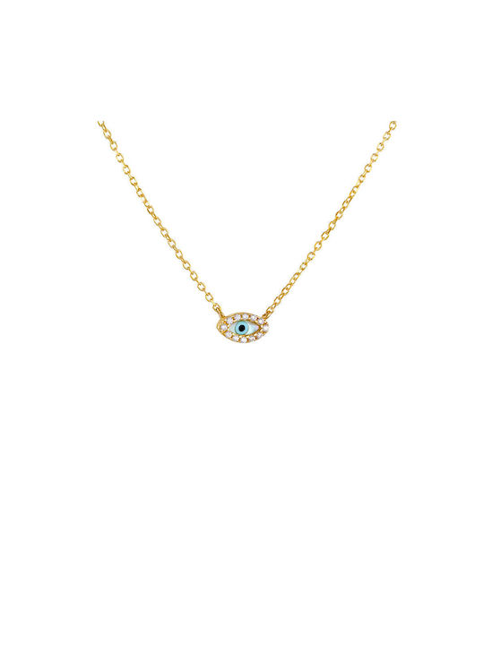 Necklace Eye from Gold 14K