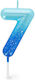 Cake Candle Happy Birthday Candle Blue 7 Legami Cnu0018
