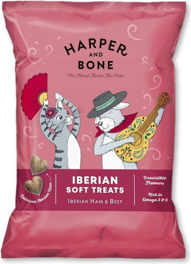 Harper and Bone Dog Treat with Pork, Ham and Beef 90gr