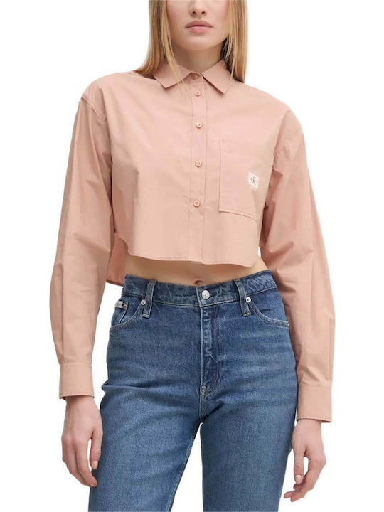 Calvin Klein Μακρυμάνικο Γυναικείο Πουκάμισο Tu...