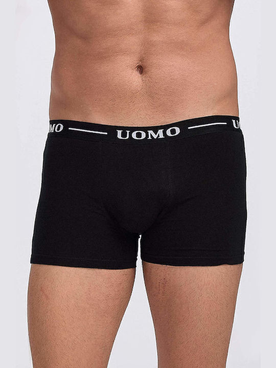 Uomo 1012 Herren Boxershorts Black 1Packung