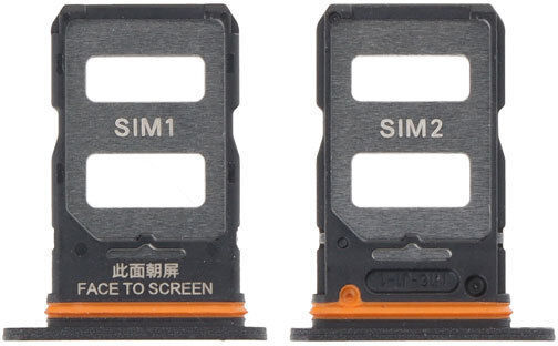 Dual-SIM-Kartenhalter Xiaomi Poco X6 Schwarz