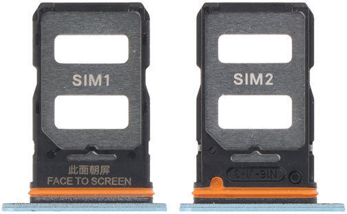 Υποδοχή Κάρτας Dual Sim Dual Sim Tray Xiaomi Poco X6 Blue