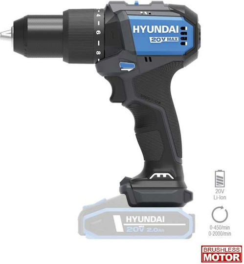 Hyundai HD20X-60 Percussive Battery Drill Driver Solo 20V