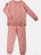Biorganic Kids' Pajamas Winter Cotton Salmon
