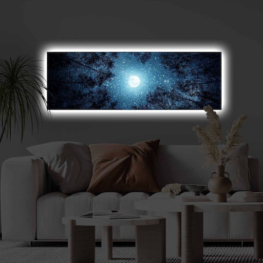 Wallity Πίνακας σε Καμβά με LED Φωτισμό 90x30cm Wallity Πίνακας σε Καμβά με LED Φωτισμό 90x30cm