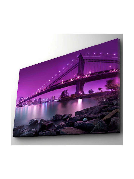 Wallity Painting on Canvas with LED Lighting 70x45cm