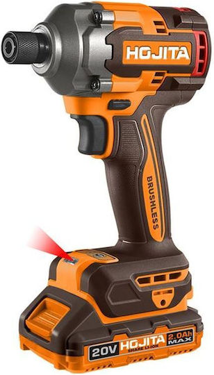 Hojita HJCD2M28 Impact Screwdriver Battery Brushless 20V 2x2Ah