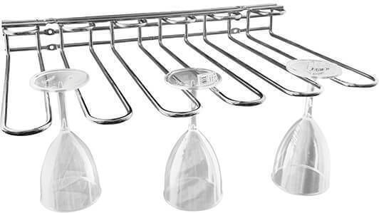 Base Mounted Glass Holder Rack