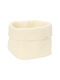 Little Dutch Καλαθάκι Αλλαξιέρας Πλεκτό Pure Soft White 15x15cm