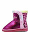 Kids Snow Boots with Velcro Fuchsia