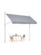 Vevor Zelt Terrasse Gray 4x1.2m