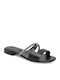 Flache Sandalen für Damen in Schwarz Farbe