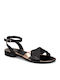 Women's Flat Sandals in Black Color