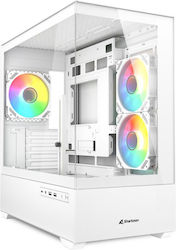 Sharkoon MK6 RGB Gaming Micro Tower Computer Ca...