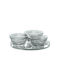 Nachtmann Serving Bowl Round Glass White 4pcs